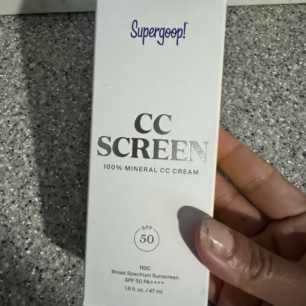 Super goop cc screen